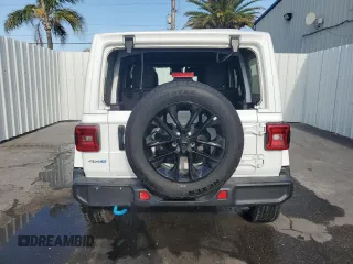 2024 Jeep Wrangler Sahara with VIN 1C4RJXP67RW232094, listed as a Copart auction lot 54521285 with 17,795 mi miles and Clean Title. Bid and sale history available at DreamBid. Image 6.