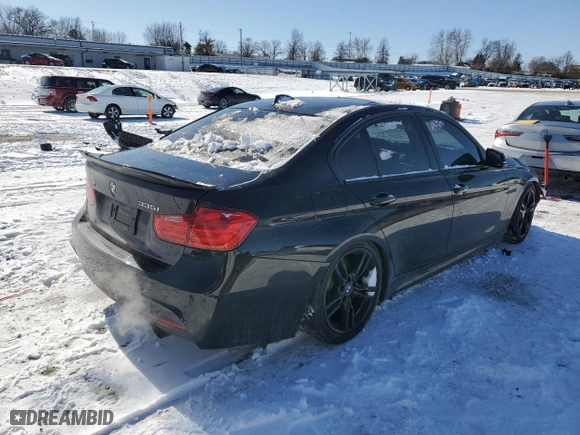 2014 BMW 3 Series 335i xDrive with VIN WBA3B9G59ENR91753, listed as a Copart auction lot 46066775 with 63,992 mi miles and Salvage Title. Bid and sale history available at carsss.com. Image 3.