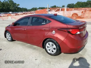2016 Hyundai Elantra SE with VIN 5NPDH4AE7GH752562, listed as a Copart auction lot 58916065 with 156,829 mi miles and Clean title. Bid and sale history available at DreamBid. Image 2.