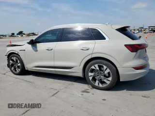 2022 Audi e-tron Premium z VIN WA1AAAGEXNB023977, wystawiony jako Copart lot #53498145 z przebiegiem 28 494 mil mil oraz Szkody całkowita. Historia ofert i sprzedaży dostępna na DreamBid. Obrazek 2.