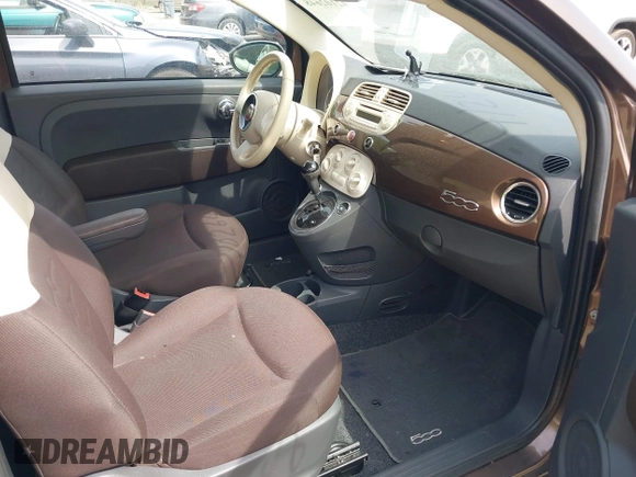 2013 FIAT 500 Pop with VIN 3C3CFFAR0DT513290, listed as a IAAI auction lot 42102648 with 107,573 mi miles and . Bid and sale history available at DreamBid. Image 5.