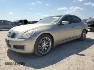 2008 Infiniti G35 with VIN JNKBV61E18M206616, listed as a Copart auction lot 74219194 with 143,506 mi miles and Salvage Title. Bid and sale history available at DreamBid. Image 1.