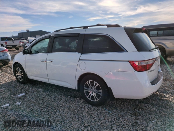 2011 Honda Odyssey EX-L with VIN 5FNRL5H63BB002480, listed as a Copart auction lot 84211304 with 160,316 mi miles and Salvage Title. Bid and sale history available at carsss.com. Image 2.