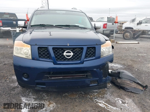 2010 Nissan Armada Titanium z VIN 5N1BA0ND2AN619989, wystawiony jako IAAI lot #41516441 z przebiegiem 161 744 mil mil oraz . Historia ofert i sprzedaży dostępna na DreamBid. Obrazek 12.