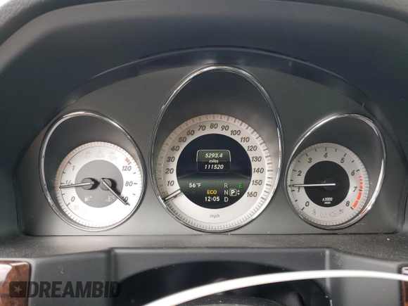 2014 Mercedes-Benz GLK 350 with VIN WDCGG8JB7EG246562, listed as a Copart auction lot 48889595 with 111,520 mi miles and Salvage Title. Bid and sale history available at DreamBid. Image 9.