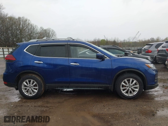 2019 Nissan Rogue SV with VIN 5N1AT2MT7KC829981, listed as a IAAI auction lot 41909889 with 57,794 mi miles and . Bid and sale history available at DreamBid. Image 13.