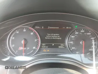 2014 Audi RS 7 Prestige z VIN WUAW2AFC0EN904083, wystawiony jako Copart lot #63479854 z przebiegiem 80 093 mil mil oraz Szkody całkowita. Historia ofert i sprzedaży dostępna na DreamBid. Obrazek 9.