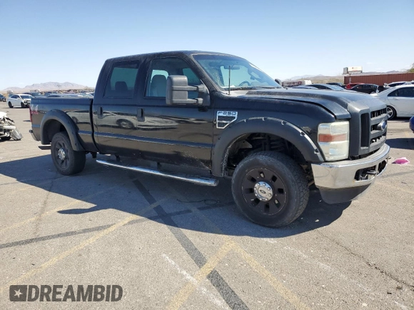 2008 Ford F-250 XL with VIN 1FTSW21598EC86197, listed as a Copart auction lot 73583674 with 160,562 mi miles and Salvage title. Bid and sale history available at DreamBid. Image 4.