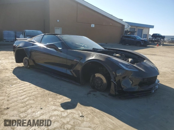 2016 Chevrolet Corvette Z06 1LZ with VIN 1G1YP2D63G5600462, listed as a Copart auction lot 42380425 with 0 mi miles and Salvage Title. Bid and sale history available at carsss.com. Image 4.