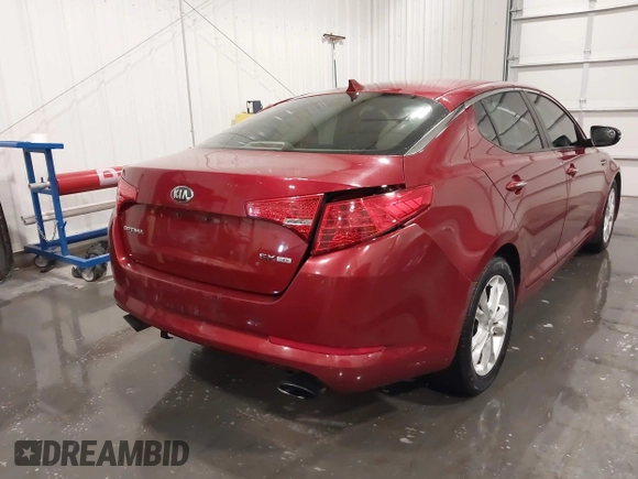 2013 Kia Optima EX with VIN 5XXGN4A7XDG161396, listed as a IAAI auction lot 42051533 with 139,551 mi miles. Bid and sale history available at carsss.com. Image 6.