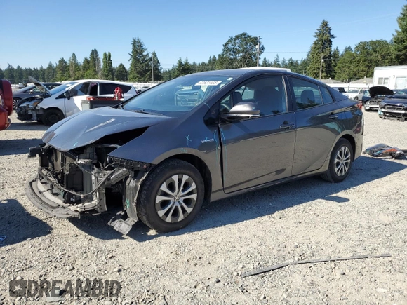 2019 Toyota Prius LE with VIN JTDL9RFUXK3001756, listed as a Copart auction lot 63531135 with 86,665 mi miles and Salvage title. Bid and sale history available at DreamBid. Image 1.