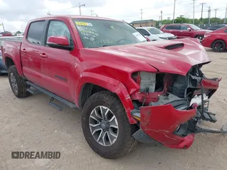 2020 Toyota Tacoma SR5 with VIN 3TMAZ5CN2LM136422, listed as a IAAI auction lot 42087258 with 112,444 mi miles and . Bid and sale history available at DreamBid. Image 1.