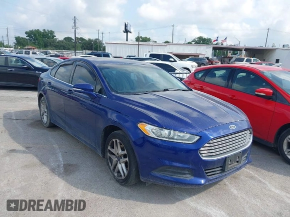2013 Ford Fusion SE with VIN 3FA6P0HR2DR350895, listed as a IAAI auction lot 41973594 with 168,769 mi miles. Bid and sale history available at carsss.com. Image 1.