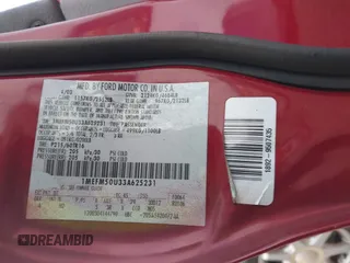2003 Mercury Sable GS with VIN 1MEFM50U33A625231, listed as a IAAI auction lot 41857517 with 187,596 mi miles and . Bid and sale history available at carsss.com. Image 9.