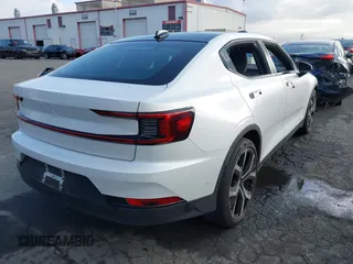 2021 Polestar 2 Launch Edition with VIN LPSED3KA8ML017658, listed as a IAAI auction lot 41538067 with 78,556 mi miles. Bid and sale history available at carsss.com. Image 4.
