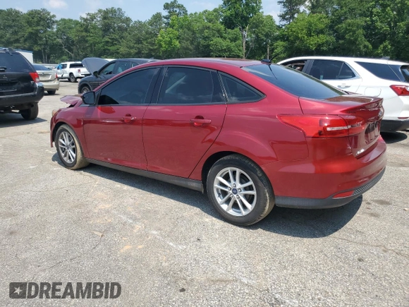 2017 Ford Focus SE with VIN 1FADP3F26HL327333, listed as a Copart auction lot 59206945 with 33,762 mi miles and Salvage title. Bid and sale history available at DreamBid. Image 2.