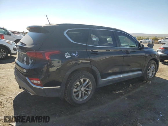 2020 Hyundai Santa Fe SE with VIN 5NMS23AD5LH198519, listed as a Copart auction lot 77644014 with 0 mi miles and Salvage Title. Bid and sale history available at carsss.com. Image 3.
