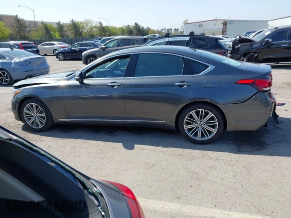 2018 Genesis G80 3.8L with VIN KMHGN4JEXJU266505, listed as a IAAI auction lot 42087994 with 58,251 mi miles and . Bid and sale history available at DreamBid. Image 14.