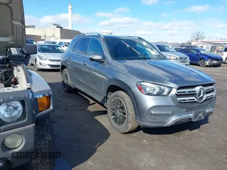 2020 Mercedes-Benz GLE 450 with VIN 4JGFB5KB2LA020678, listed as a IAAI auction lot 41555044 with 61,651 mi miles and . Bid and sale history available at DreamBid. Image 1.