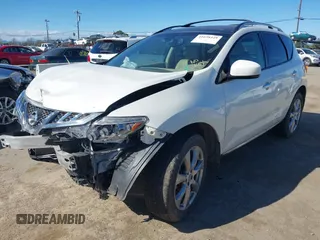 2012 Nissan Murano SL with VIN JN8AZ1MW0CW232649, listed as a IAAI auction lot 41698349 with 32,108 mi miles and . Bid and sale history available at DreamBid. Image 2.
