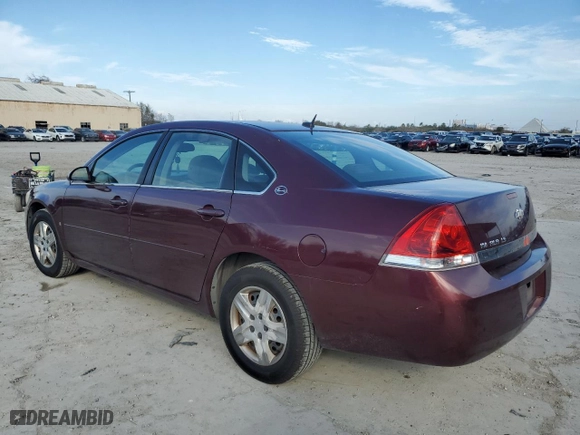 2007 Chevrolet Impala LS with VIN 2G1WB58K279252042, listed as a Copart auction lot 44188655 with NaN miles and Salvage Title. Bid and sale history available at carsss.com. Image 2.