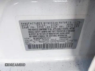 2015 Nissan Sentra SR with VIN 3N1AB7AP5FY311217, listed as a IAAI auction lot 41801308 with 124,266 mi miles and . Bid and sale history available at DreamBid. Image 9.