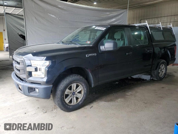 2016 Ford F-150 XLT with VIN 1FTEW1E87GFD46482, listed as a Copart auction lot 56191455 with 120,928 mi miles and Salvage title. Bid and sale history available at DreamBid. Image 1.
