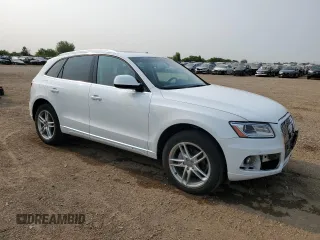 2017 Audi Q5 Premium Plus with VIN WA1L2AFP6HA016351, listed as a Copart auction lot 59000705 with 73,907 mi miles and Salvage title. Bid and sale history available at DreamBid. Image 4.