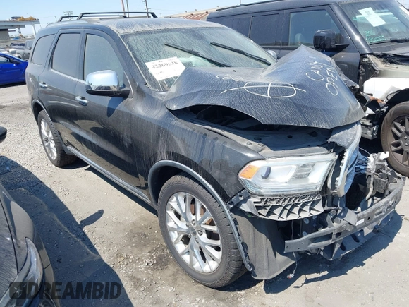 2017 Dodge Durango SXT with VIN 1C4RDHAG4HC651065, listed as a IAAI auction lot 42269638 with 84,912 mi miles and . Bid and sale history available at DreamBid. Image 1.