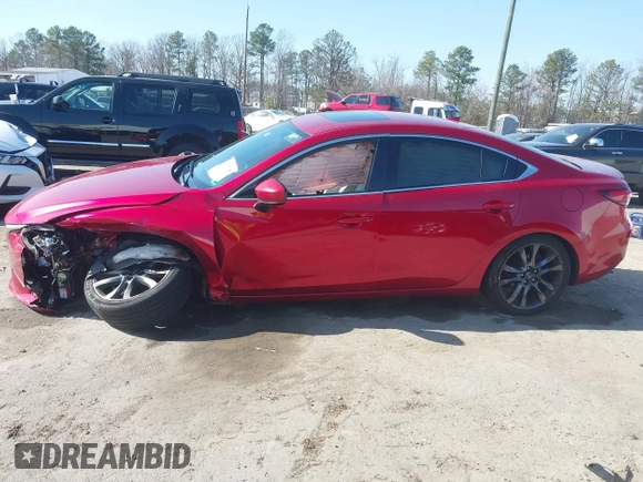 2017 Mazda 6 Grand Touring with VIN JM1GL1X57H1100857, listed as a IAAI auction lot 41773377 with 80,193 mi miles. Bid and sale history available at carsss.com. Image 14.