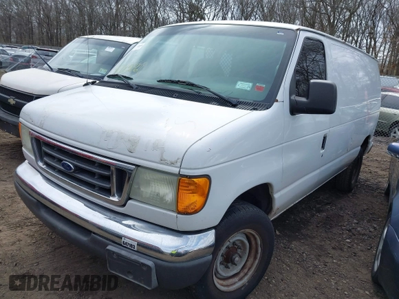 2003 Ford Econoline Cargo with VIN 1FTNE24223HC04321, listed as a IAAI auction lot 42015261 with 183,098 mi miles. Bid and sale history available at carsss.com. Image 2.