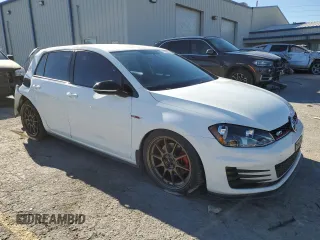 2016 Volkswagen Golf GTI SE with VIN 3VW5T7AU3GM050211, listed as a Copart auction lot 41888535 with 52,784 mi miles and Salvage Title. Bid and sale history available at carsss.com. Image 4.