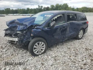 2018 Honda Odyssey LX with VIN 5FNRL6H25JB111217, listed as a Copart auction lot 67143364 with Not Provided miles and Salvage Title. Bid and sale history available at carsss.com. Image 1.
