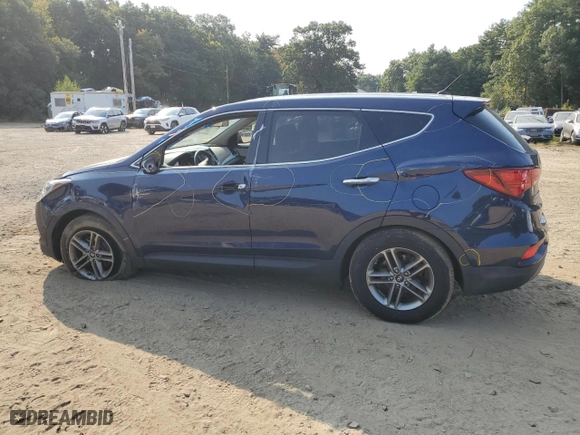 2018 Hyundai Santa Fe Sport 2.4L with VIN 5XYZTDLBXJG568349, listed as a Copart auction lot 71246754 with NaN miles and Salvage Title. Bid and sale history available at carsss.com. Image 2.