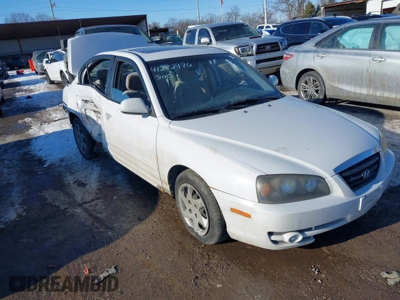 2005 Hyundai Elantra GLS z VIN KMHDN46D25U008262, wystawiony jako IAAI lot #41282976 z przebiegiem 127 731 mil mil oraz . Historia ofert i sprzedaży dostępna na DreamBid. Obrazek 1.