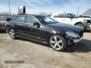 2011 Mercedes-Benz E 350 Luxury with VIN WDDHF5GB3BA301032, listed as a Copart auction lot 50159965 with 130,340 mi miles and Salvage Title. Bid and sale history available at DreamBid. Image 4.