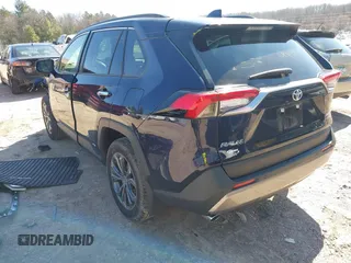 2025 Toyota RAV4 Hybrid Limited with VIN JTMD6RFV7SD570967, listed as a IAAI auction lot 41890626 with 1,186 mi miles. Bid and sale history available at carsss.com. Image 3.