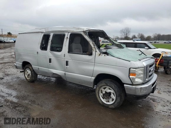 2009 Ford Econoline Cargo Commercial with VIN 1FTNE14W69DA78011, listed as a Copart auction lot 52593765 with 29,787 mi miles and Salvage Title. Bid and sale history available at DreamBid. Image 4.