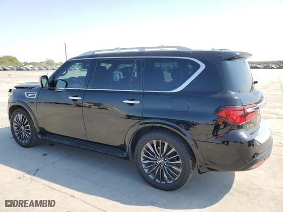 2022 Infiniti QX80 SENSORY with VIN JN8AZ2BFXN9743022, listed as a Copart auction lot 74610244 with 54,342 mi miles and Salvage Title. Bid and sale history available at carsss.com. Image 2.