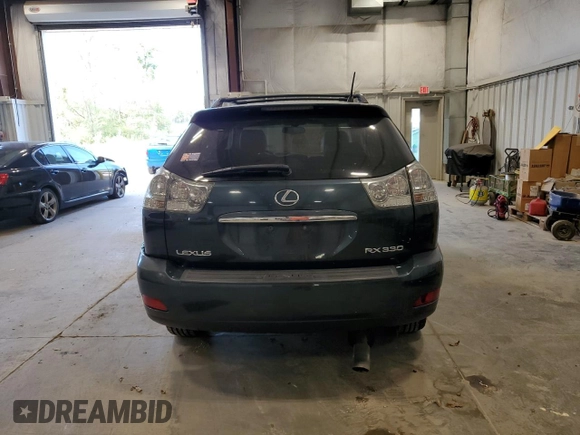 2005 Lexus RX 330 with VIN 2T2HA31U45C053652, listed as a Copart auction lot 73355864 with 196,659 mi miles and Non Repairable. Bid and sale history available at carsss.com. Image 6.