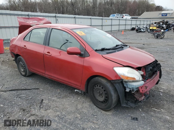 2009 Toyota Yaris with VIN JTDBT903091298264, listed as a Copart auction lot 50468965 with 187,199 mi miles and Salvage Title. Bid and sale history available at carsss.com. Image 4.