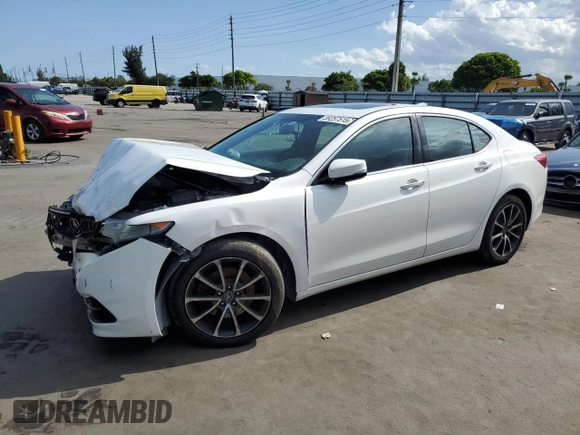 2016 Acura TLX V6 with VIN 19UUB2F37GA000219, listed as a Copart auction lot 59257515 with 119,093 mi miles and Salvage title. Bid and sale history available at DreamBid. Image 1.
