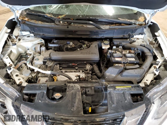 2017 Nissan Rogue SV with VIN KNMAT2MTXHP524254, listed as a Copart auction lot 60077475 with 158,950 mi miles and Clean title. Bid and sale history available at DreamBid. Image 12.