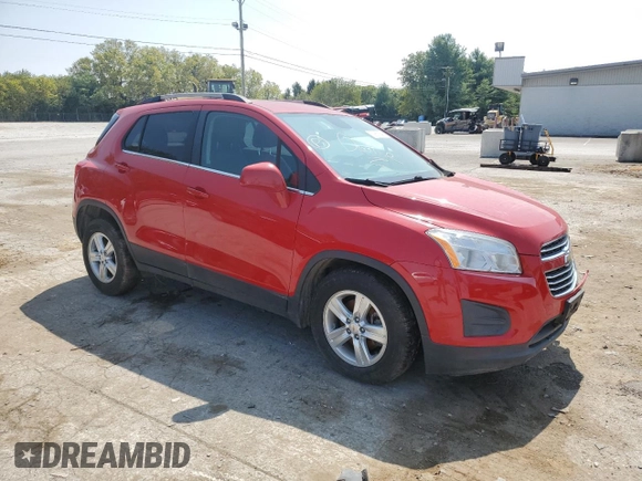 2015 Chevrolet Trax LT with VIN KL7CJLSB2FB173961, listed as a Copart auction lot 70960844 with 68,226 mi miles and Salvage Title. Bid and sale history available at carsss.com. Image 4.