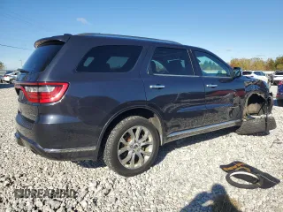 2016 Dodge Durango Citadel Anodized Platinum with VIN 1C4SDJETXGC402123, listed as a Copart auction lot 75584144 with 111,333 mi miles and Clean title. Bid and sale history available at DreamBid. Image 3.