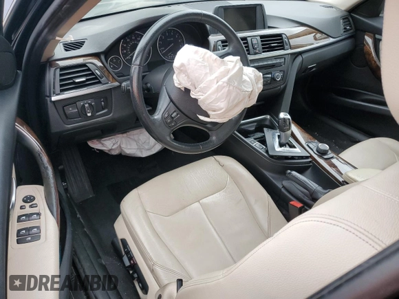 2015 BMW 3 Series 320i xDrive with VIN WBA3C3G56FNS73749, listed as a Copart auction lot 49975215 with Not provided miles and Salvage title. Bid and sale history available at DreamBid. Image 8.