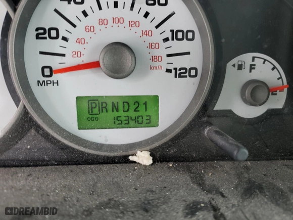 2007 Ford Escape XLT with VIN 1FMYU03107KB33508, listed as a Copart auction lot 44764355 with 153,403 mi miles and Salvage Title. Bid and sale history available at carsss.com. Image 9.