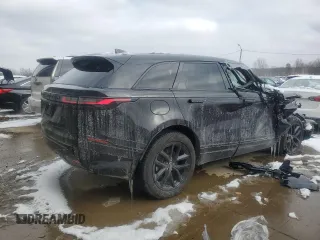 2025 Land Rover Range Rover Velar Dynamic SE with VIN SALYL2EX2SA394053, listed as a Copart auction lot 45710415 with 3,540 mi miles and Salvage title. Bid and sale history available at DreamBid. Image 3.