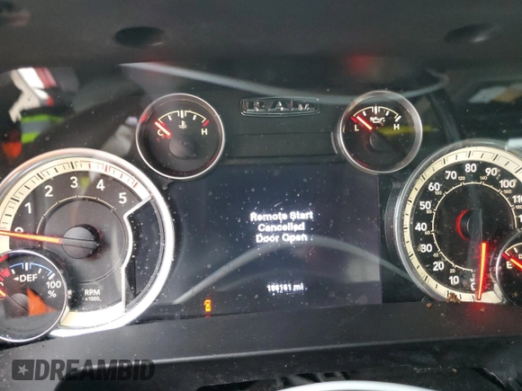 2014 Ram 2500 Big Horn with VIN 3C6UR5DLXEG124957, listed as a Copart auction lot 88205395 with 186,161 mi miles and Salvage Title. Bid and sale history available at carsss.com. Image 9.