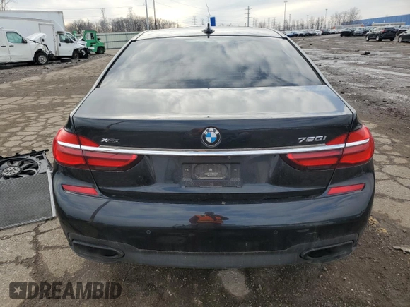 2017 BMW 7 Series with VIN WBA7B0C31HG527138, listed as a Copart auction lot 83545034 with 46,370 mi miles and Clean Title. Bid and sale history available at DreamBid. Image 6.